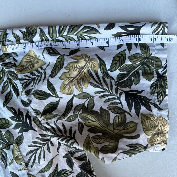 OP Sport XL Palm Leaf Short Sleeve Button Up - Picture 3 of 5